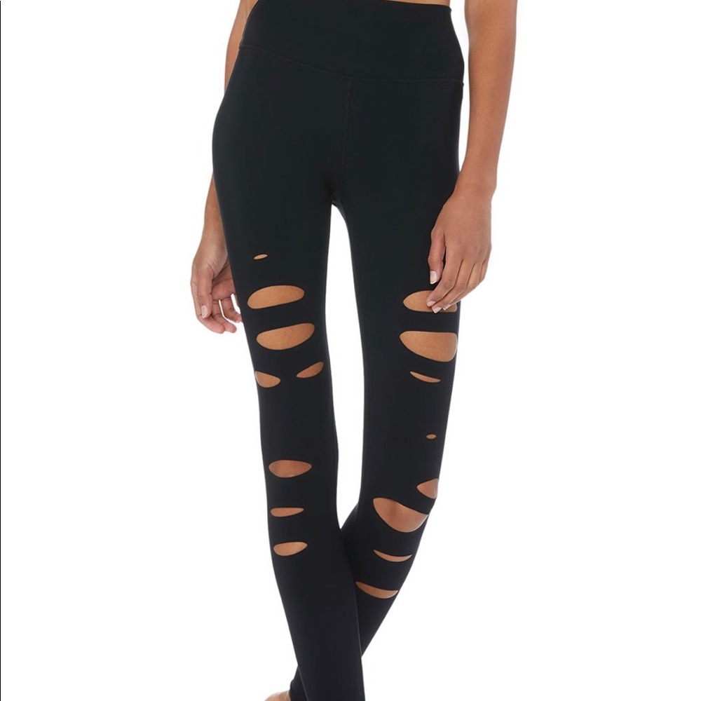 High-Waist Ripped Warrior Legging